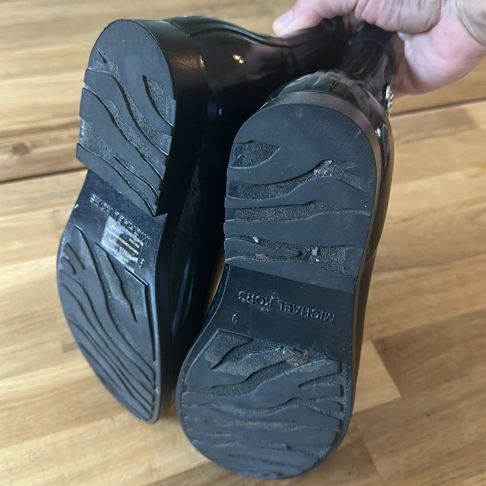 MICHAEL KORS waterproof ankle rain boots